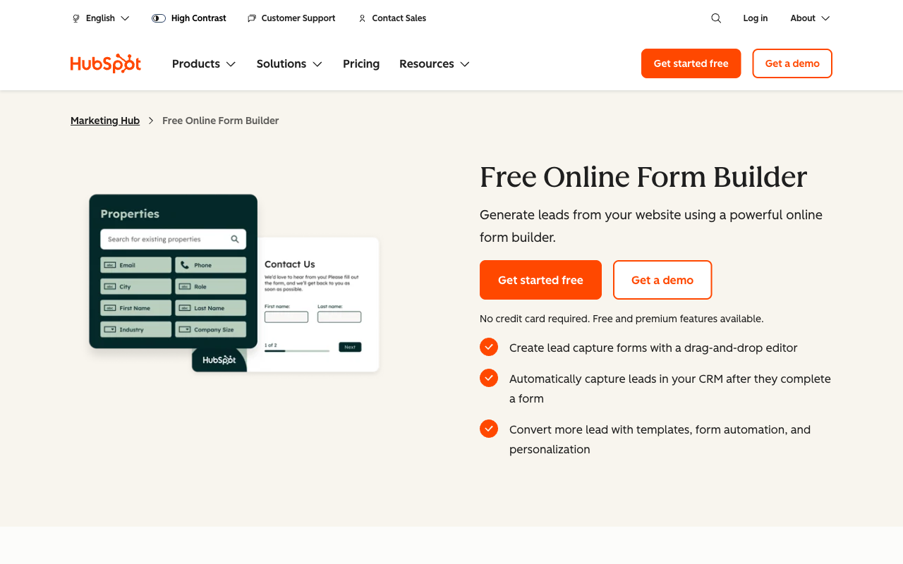 HubSpot Forms